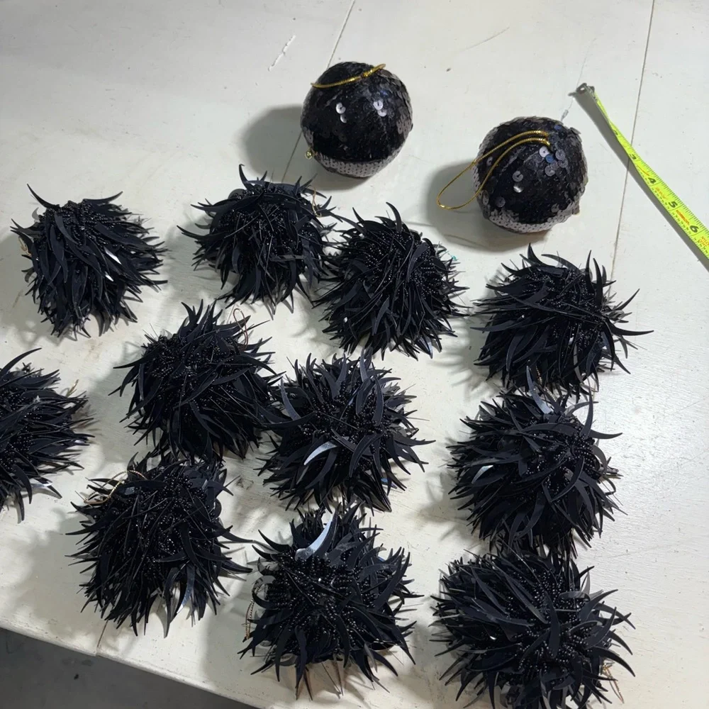 Source Unknown Black Decorative Ornaments Rare and very Unique!